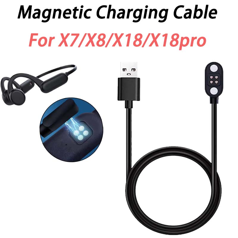 Magnetic Charging Cable - Auriculares de Conducción Ósea con Cable