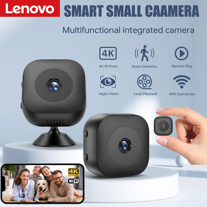 Compact Camera Mirrorless - Mini Cámara Inteligente Lenovo 4K HD,