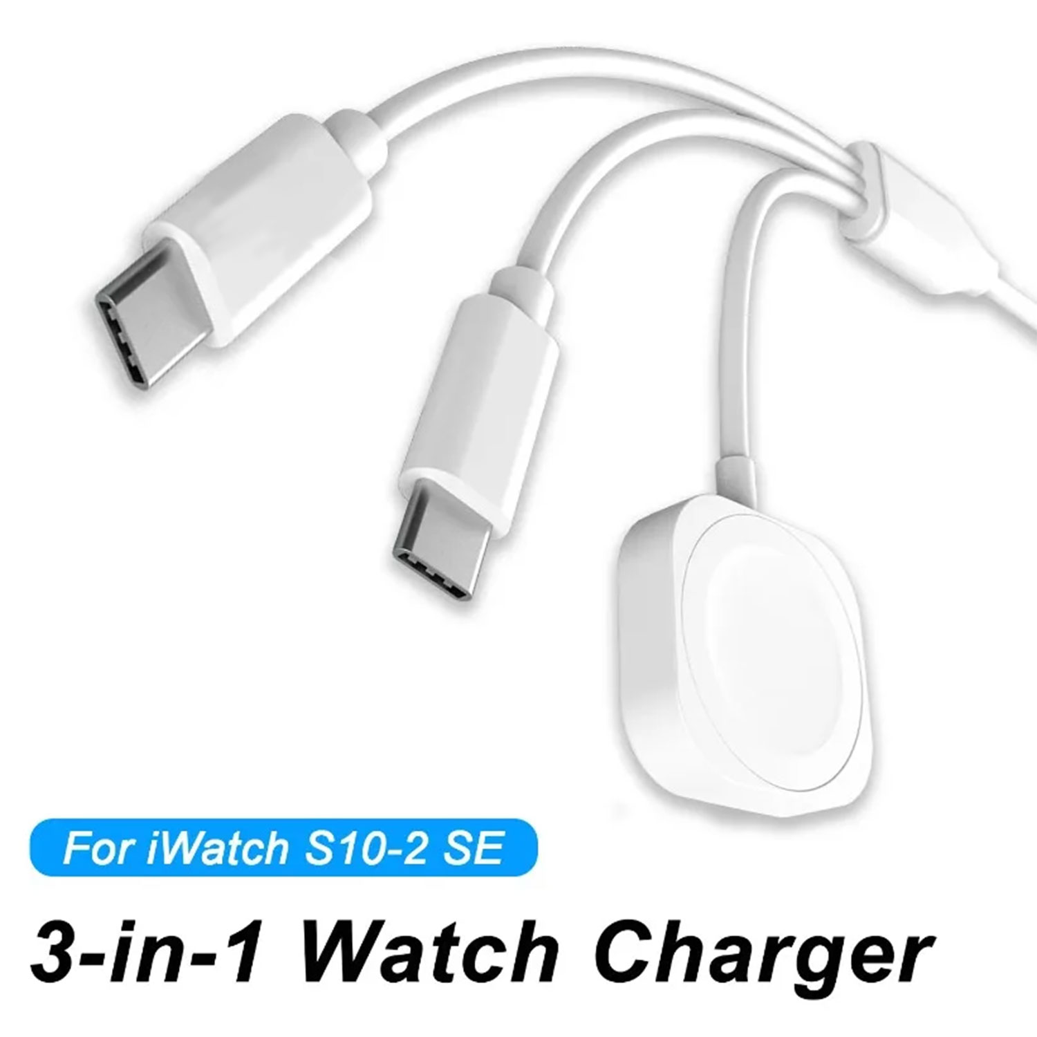 Magnetic Charging Cable - Cargador Magnético 3 en 1 para