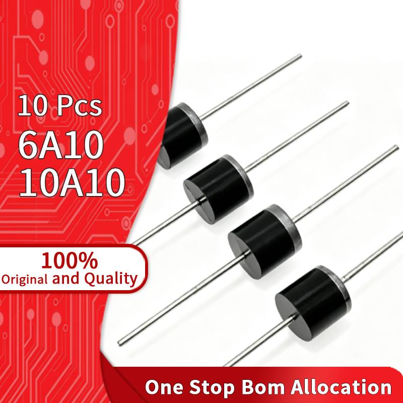 Electronics Gadgets And Accessories - 10 piezas de diodos rectificadores 6A10