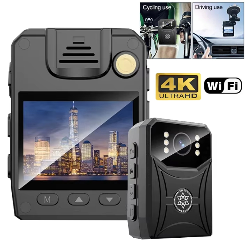 Compact Camera Mirrorless - Mini cámara de policía 4K, grabadora