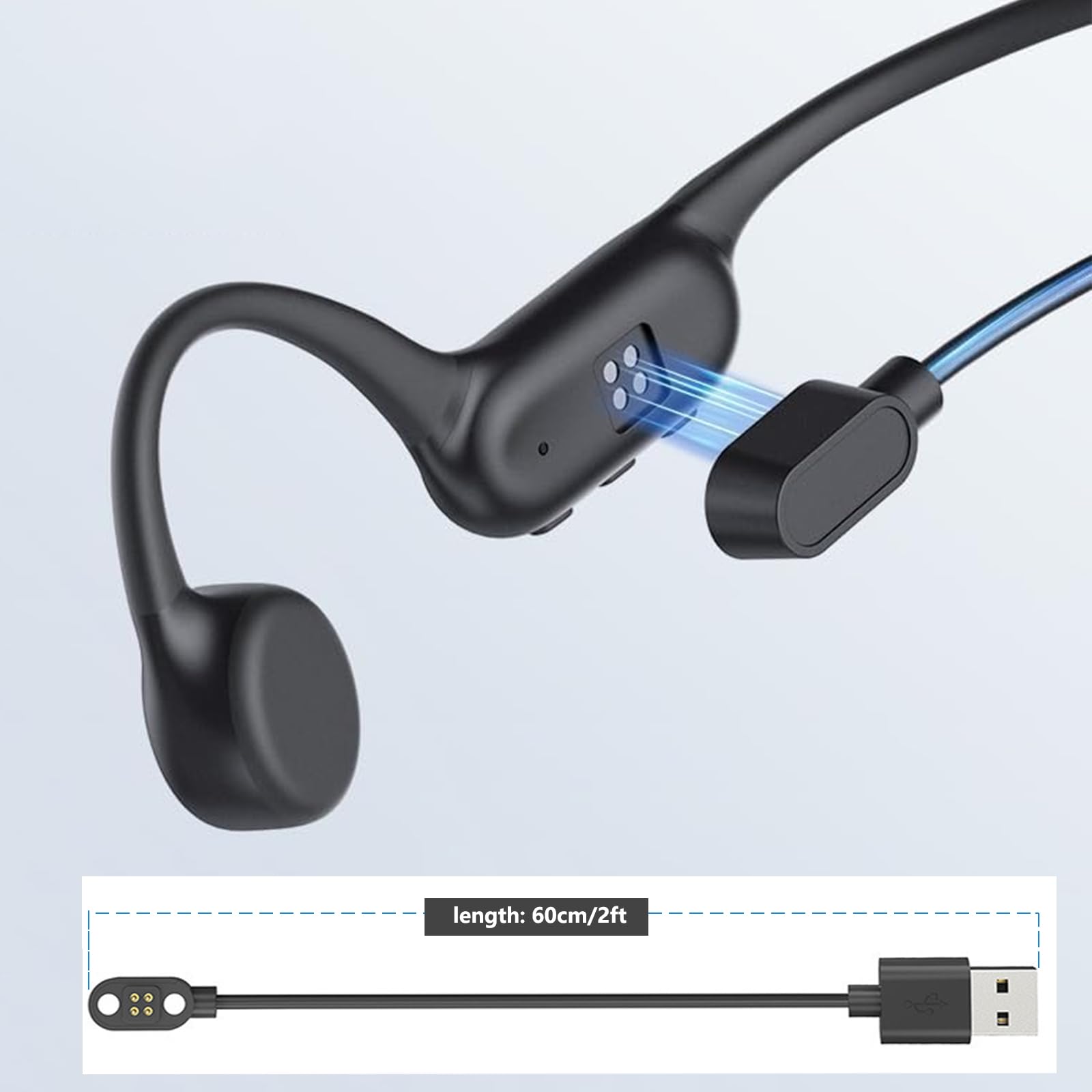 Auriculares de Conducción Ósea - Magnetic Charging Cable reseña y precio
