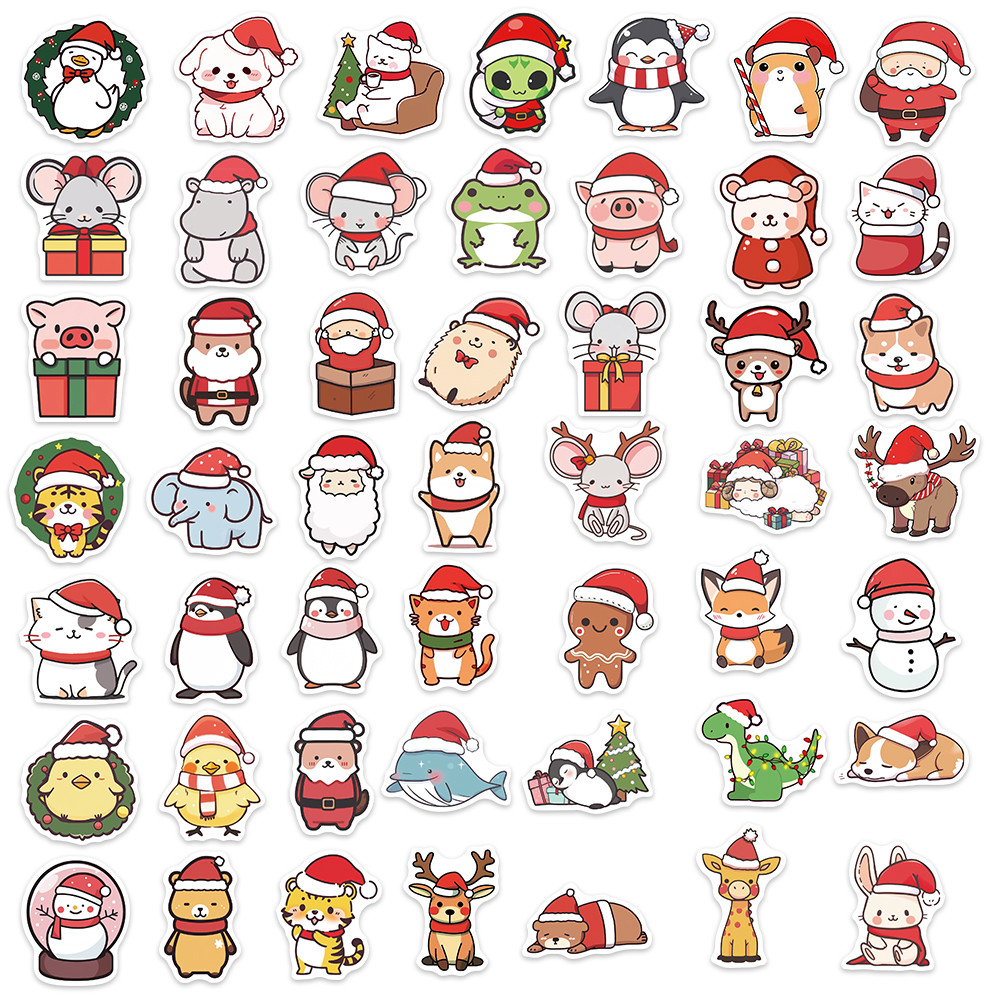 Paquete de 50 Adhesivos Navide - Electronics Gadgets Store reseña y precio